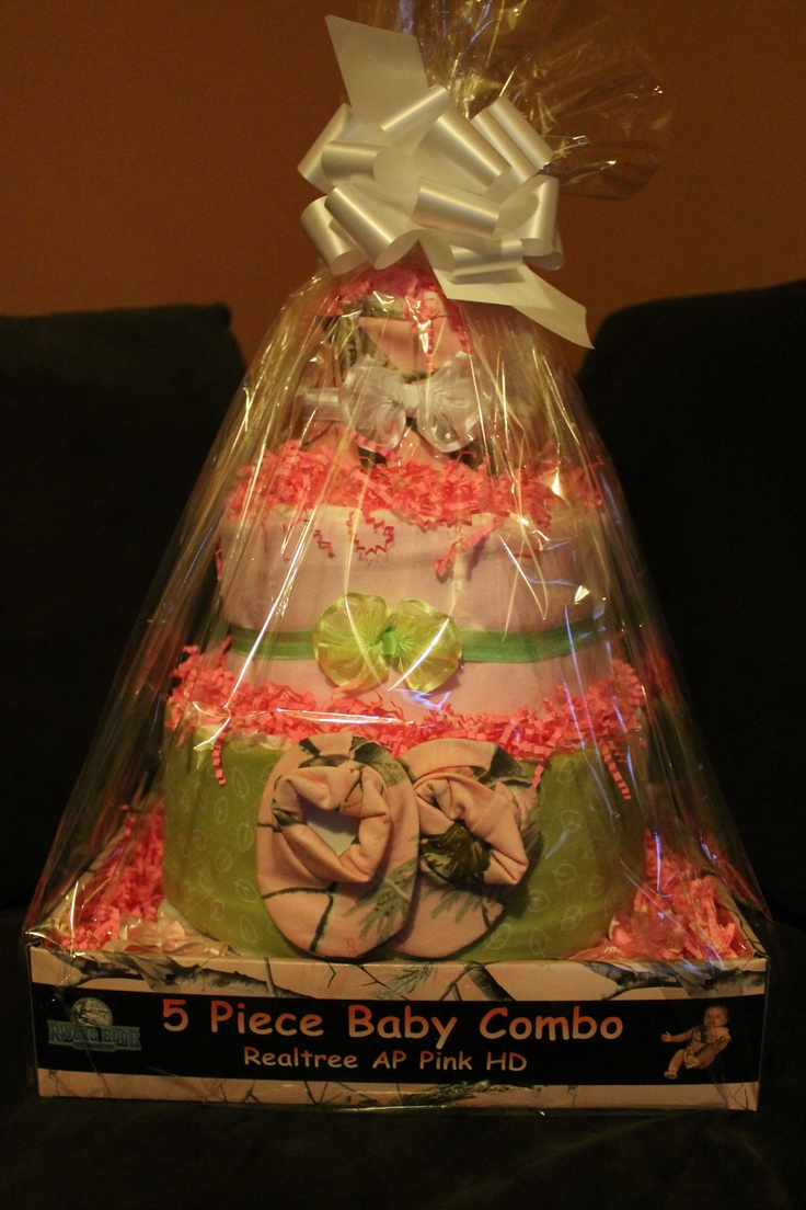 Realtree Pink Camo Baby Shower Cake Realtree Pink Camo Baby Shower Cake