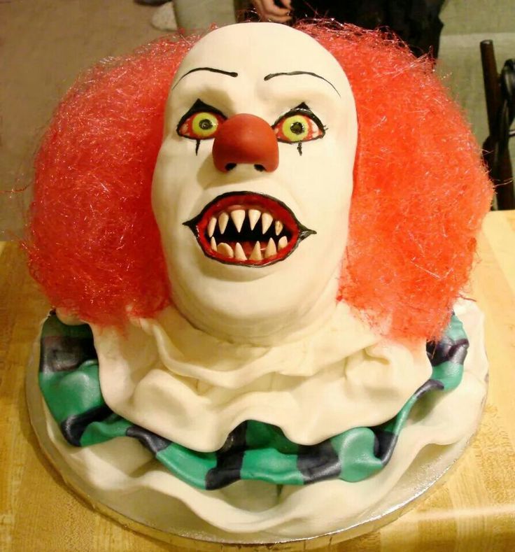 Scary Clown Birthday Cake