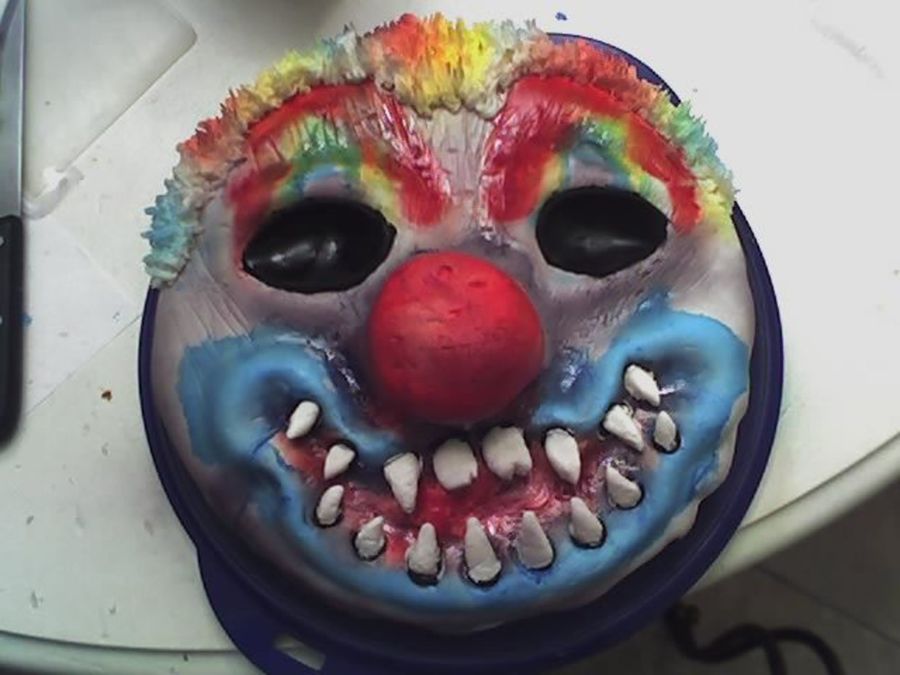 Scary Clown Birthday Cake