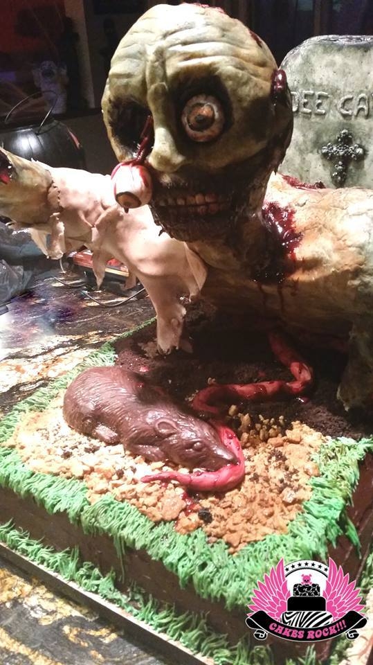 Scary Zombie Cake
