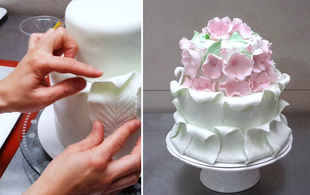 Simple Fondant Cake Decorating