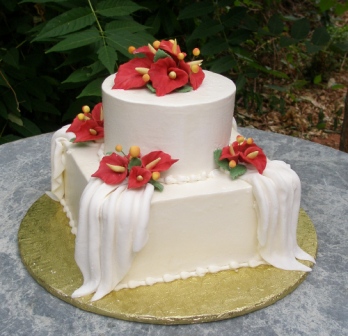 Stacked Wedding Cakes