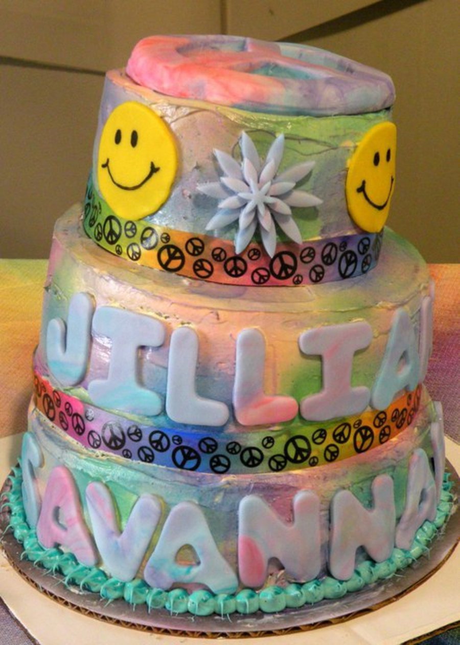 Tie Dye Cake