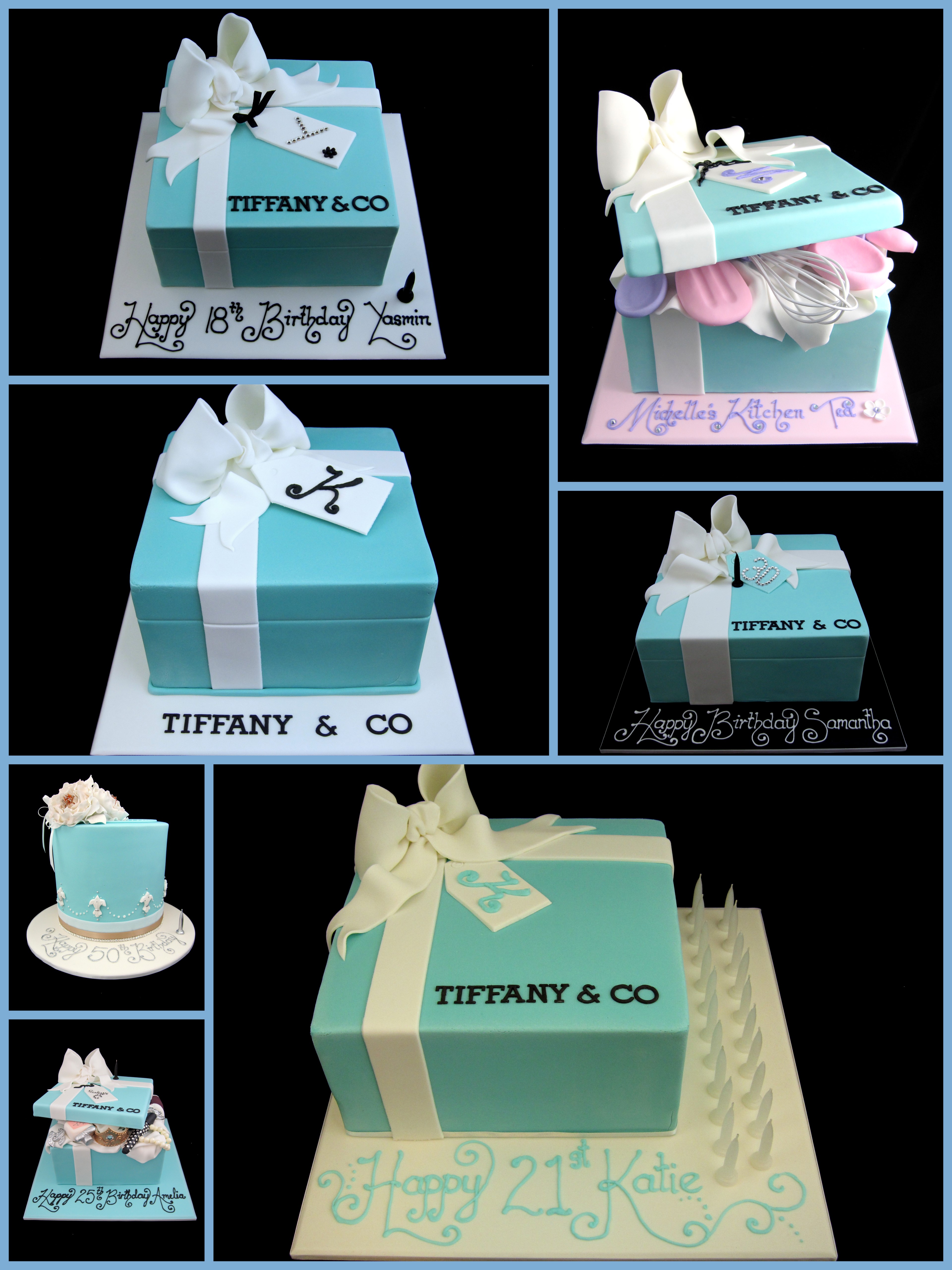 Tiffany Gift Box Cake