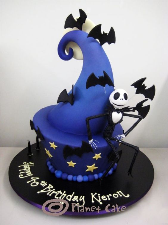 Tim Burton Nightmare Before Christmas Birthday Cakes