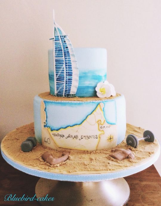 Travel Themed Cake