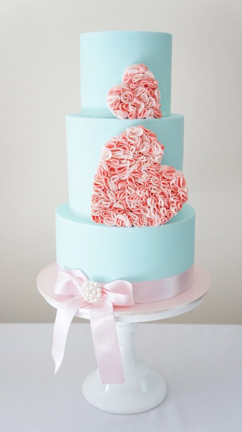 Valentine's Day Wedding Cake