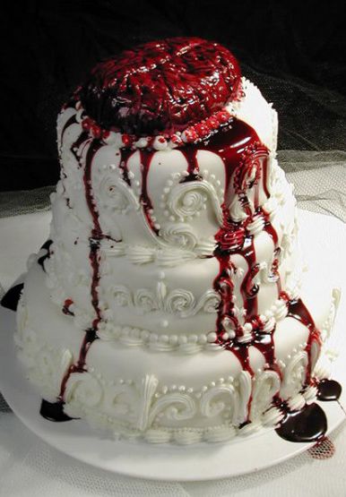 Zombie Wedding Cake