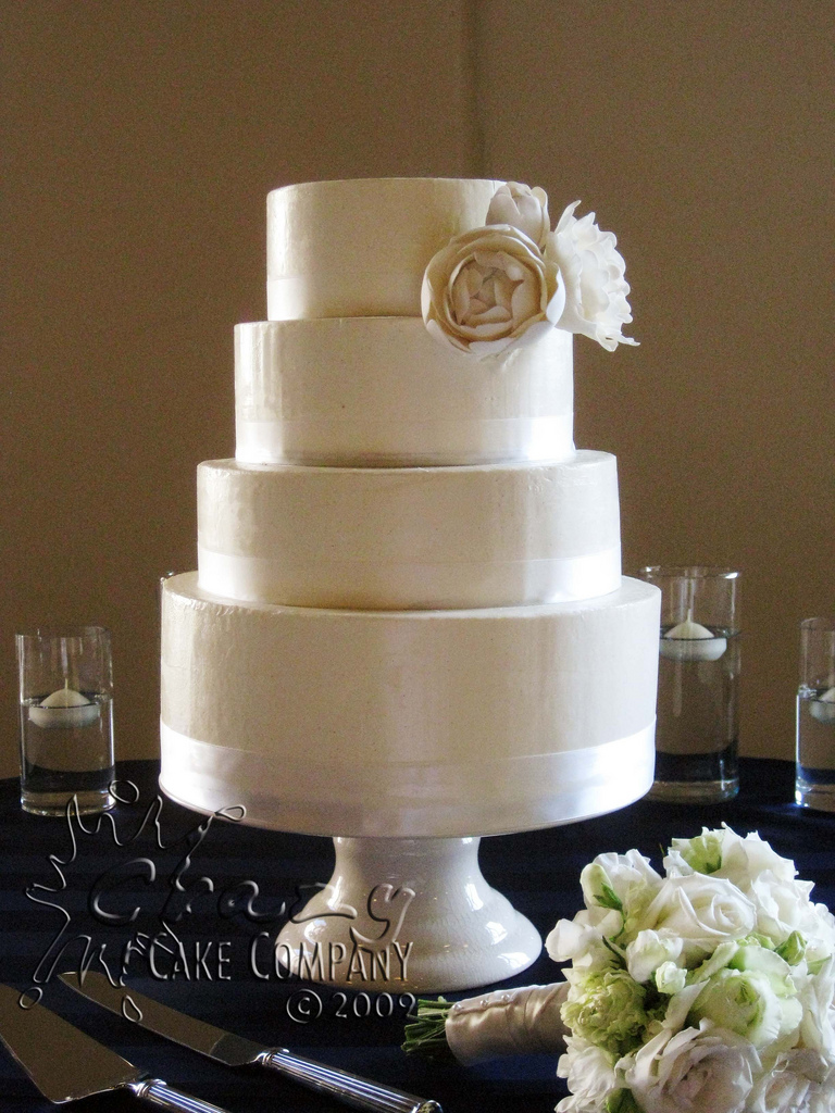 4 Tier Buttercream Wedding Cake