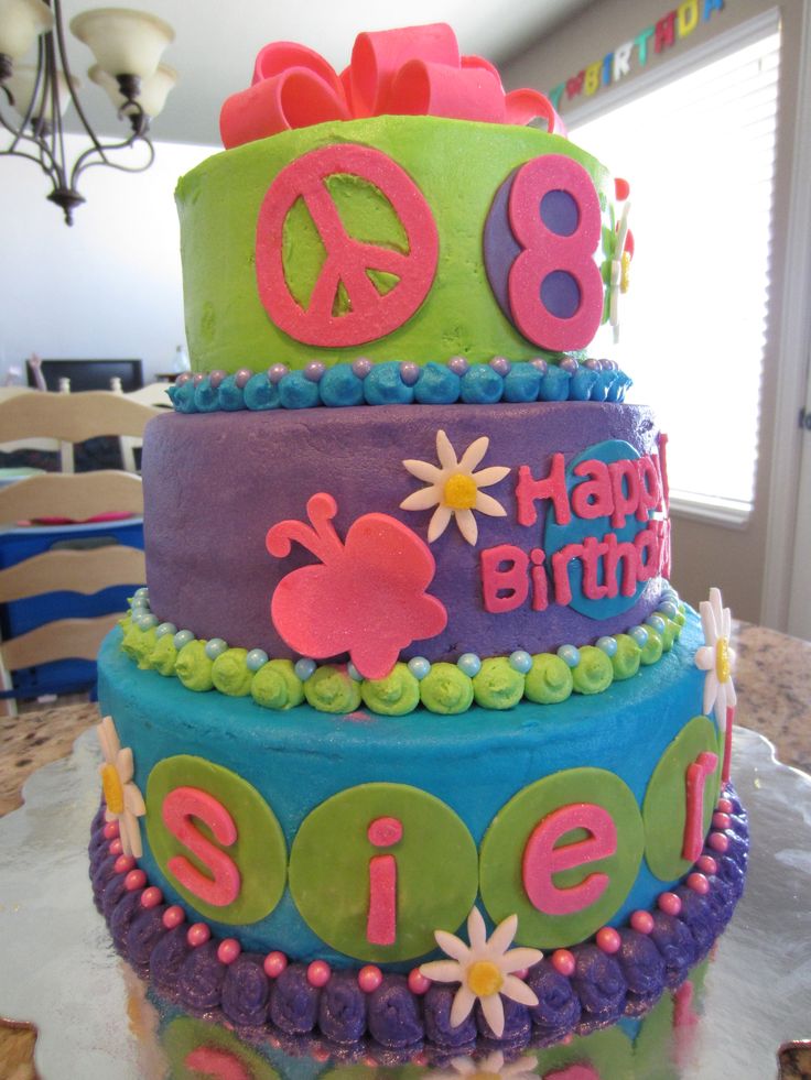 8 Year Old Girl Birthday Cake 8 Year Old Girl Birthday Cake