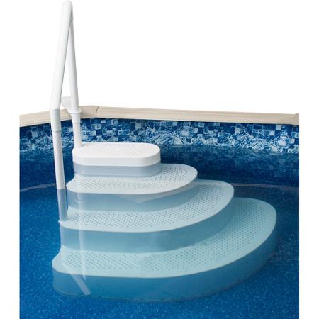 Above Ground Pool Steps Wedding Cake