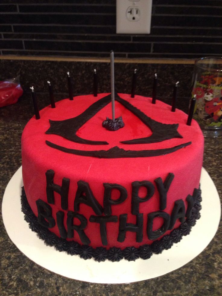 Assassin's Creed Birthday Cake
