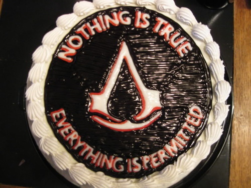 Assassin's Creed Birthday Cake