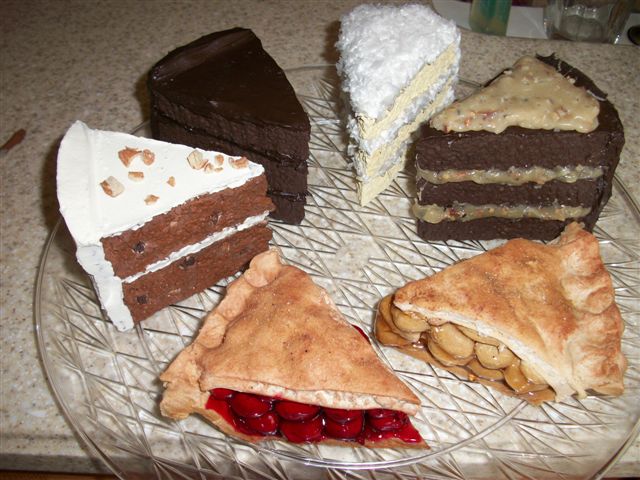 Assorted Cake and Pie Slices