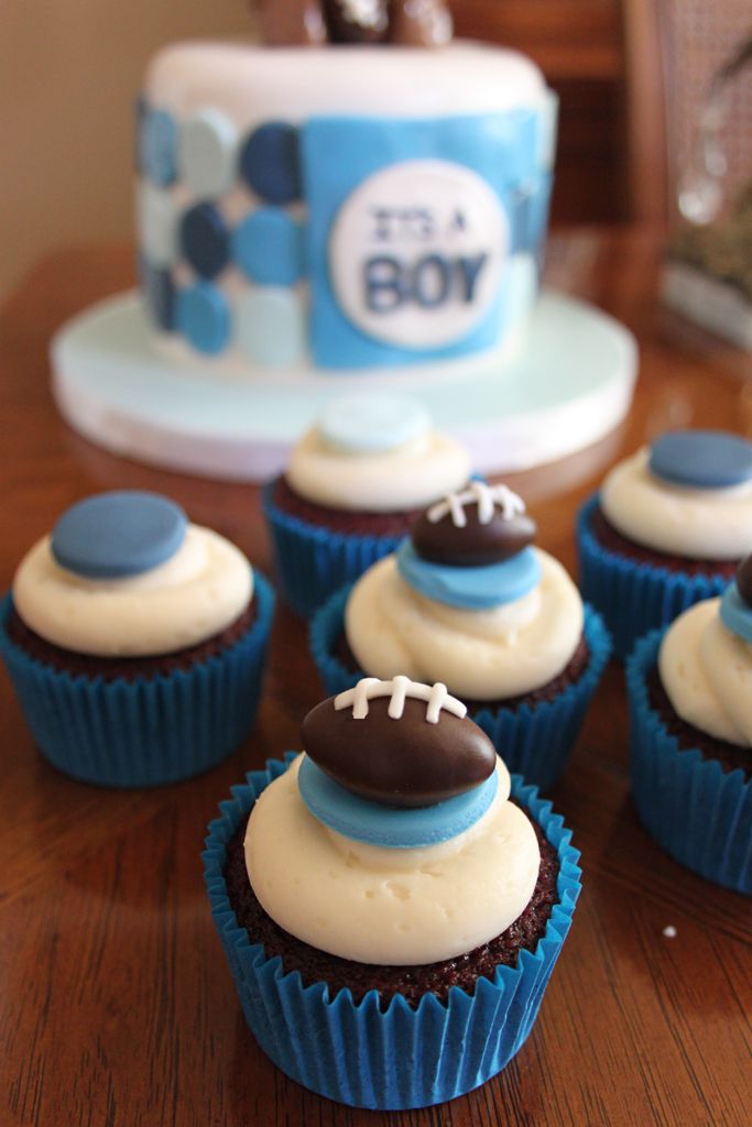 Baby Shower Cupcake Cakes for Boys