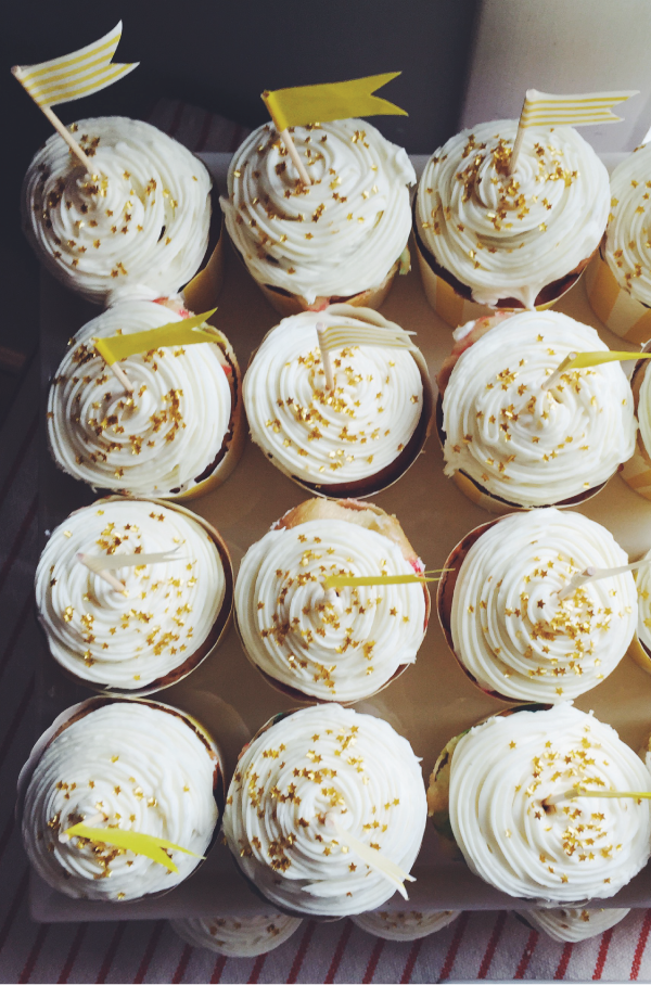 Baby Shower Cupcakes with Sprinkles