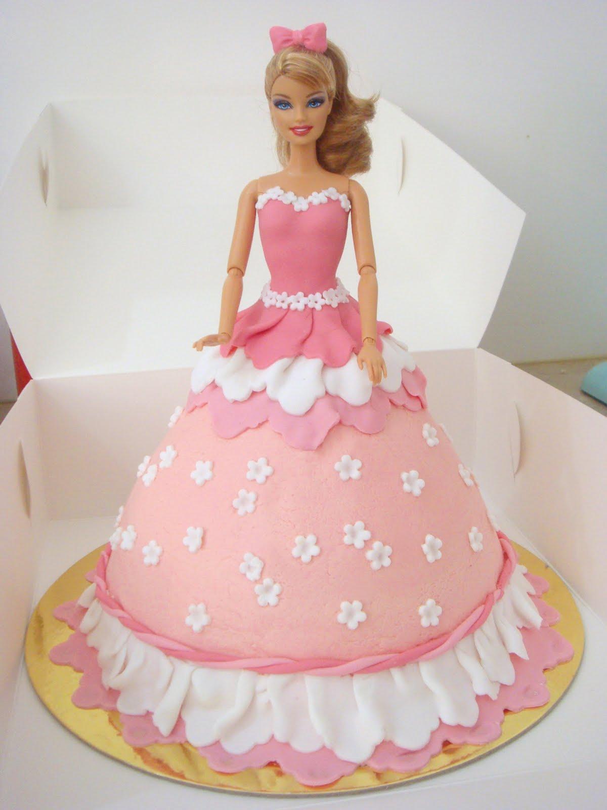 Barbie Doll Cake