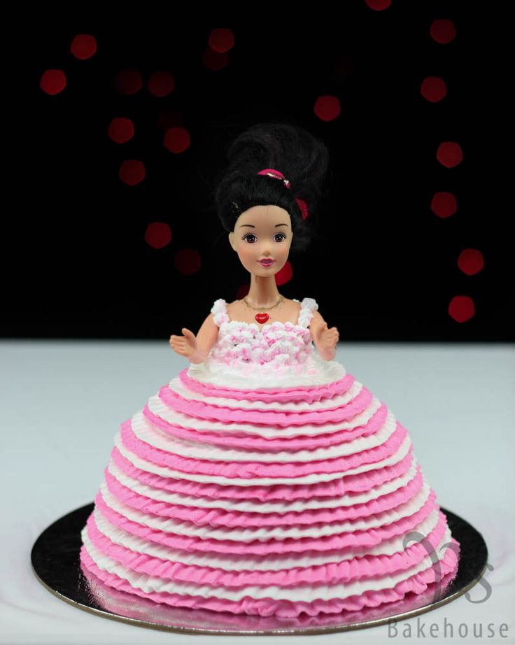 Barbie Doll Cake