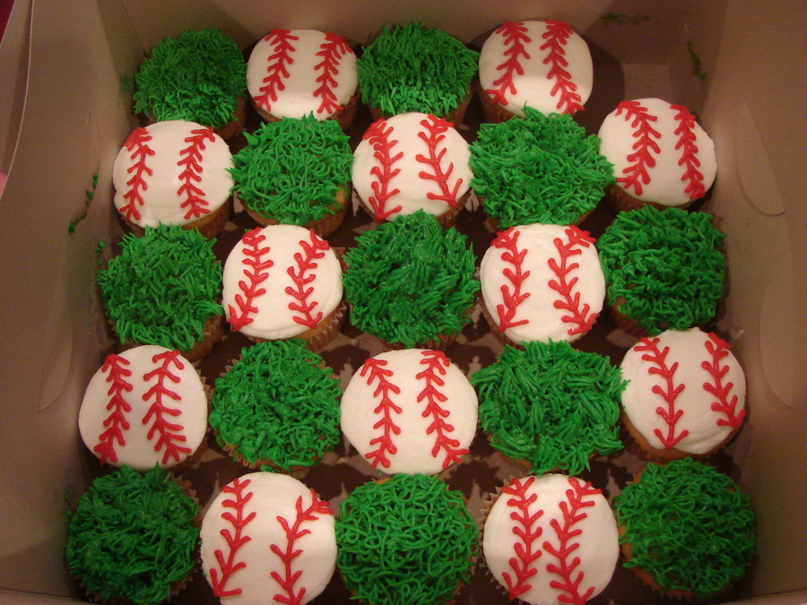 Baseball Cupcakes