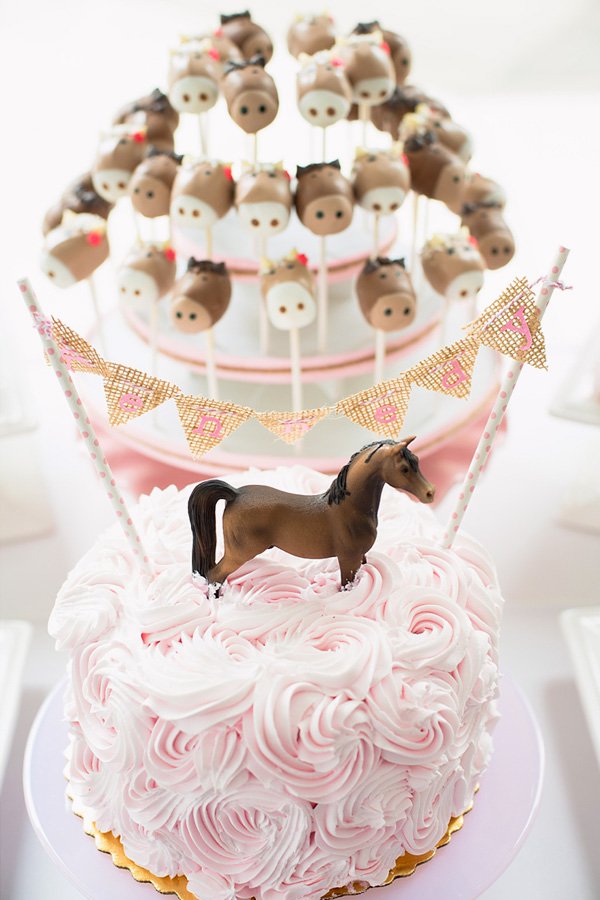 11 Photos of Pink And Brown Horse Cakes