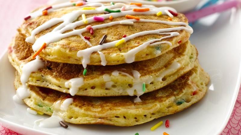 Cake Batter Pancakes Recipe Cake Batter Pancakes Recipe