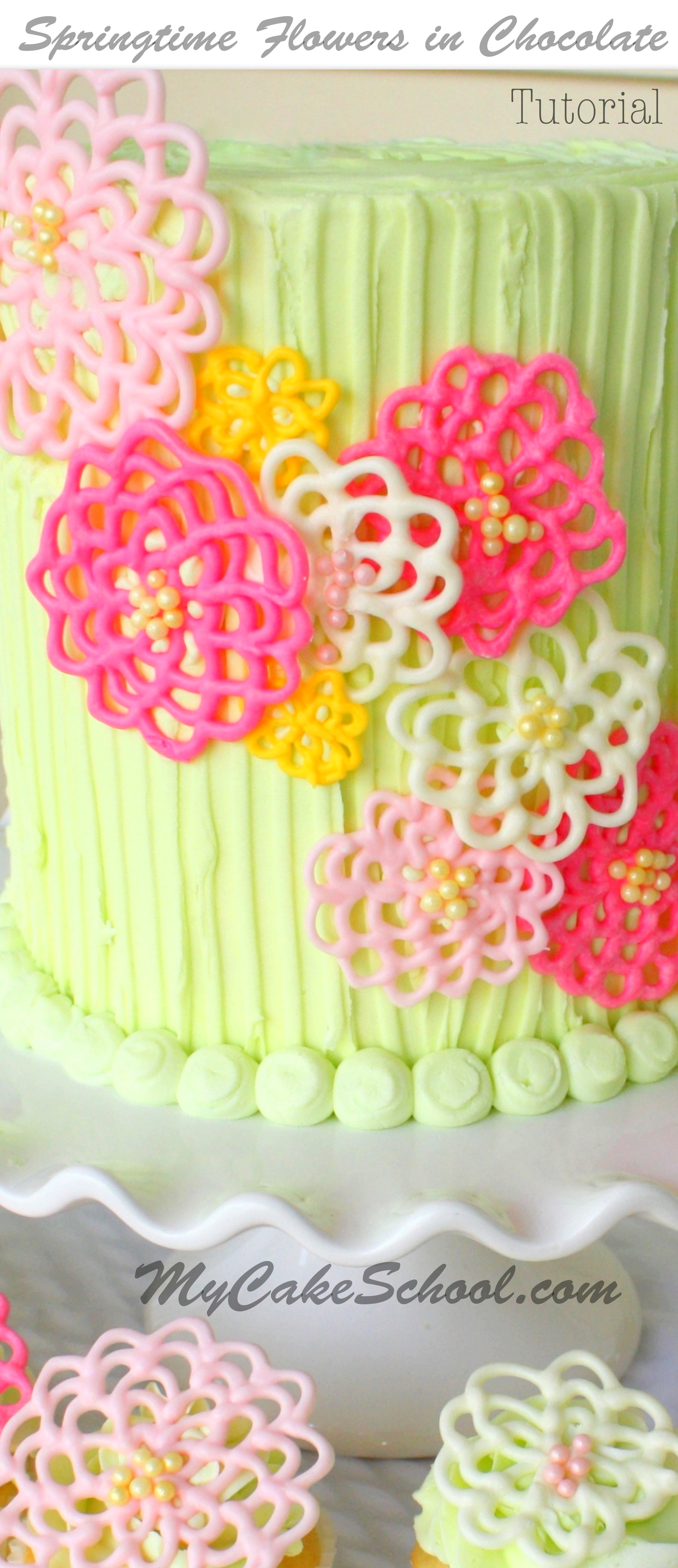 Cake Decorating Flowers with Candy