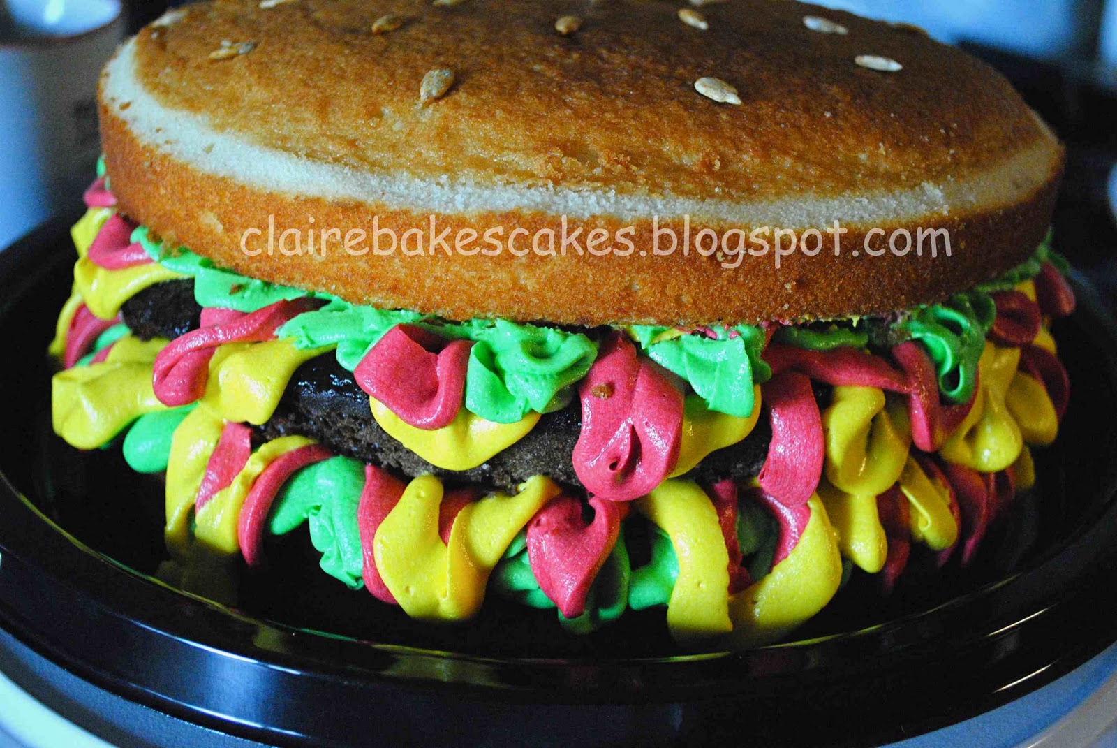 Cheeseburger Birthday Cake