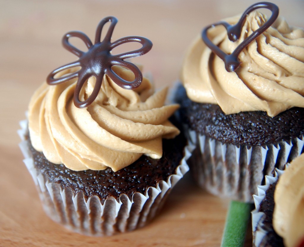 Chocolate Cupcake with Decorations