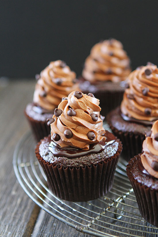 Chocolate Cupcakes with Buttercream Frosting