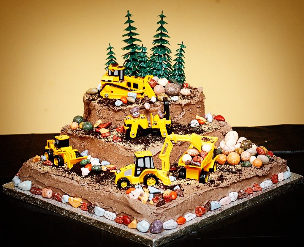 Construction Birthday Cake Idea Construction Birthday Cake Idea