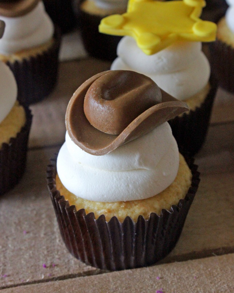Cowboy Hat Cupcake Toppers