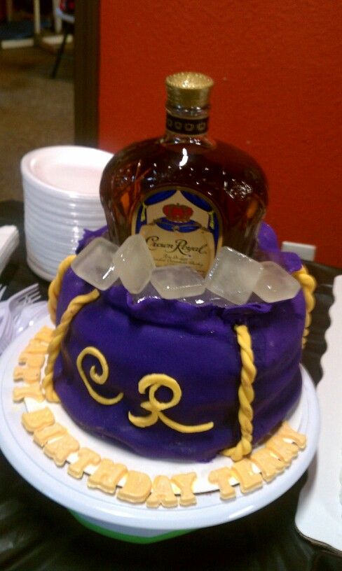 Crown Royal Birthday Cake Apple