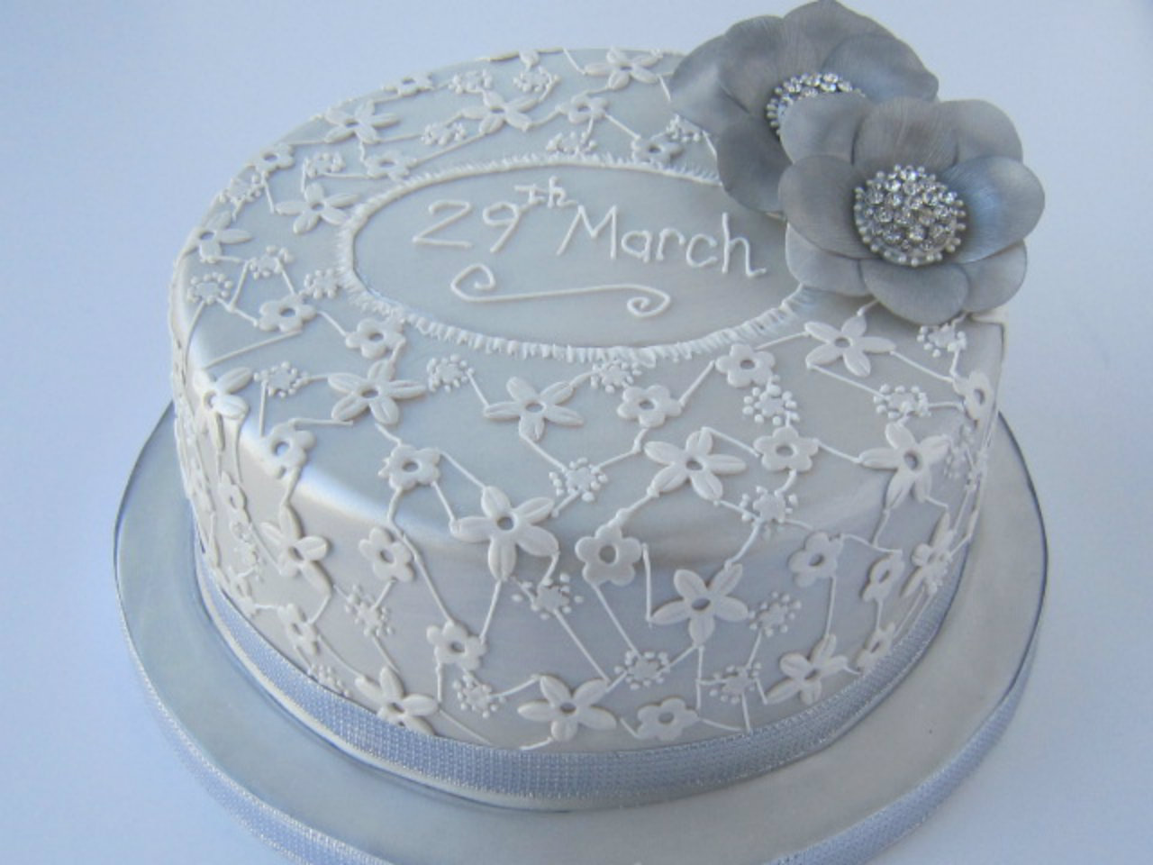 Diamond Wedding Cake Diamond Wedding Cake