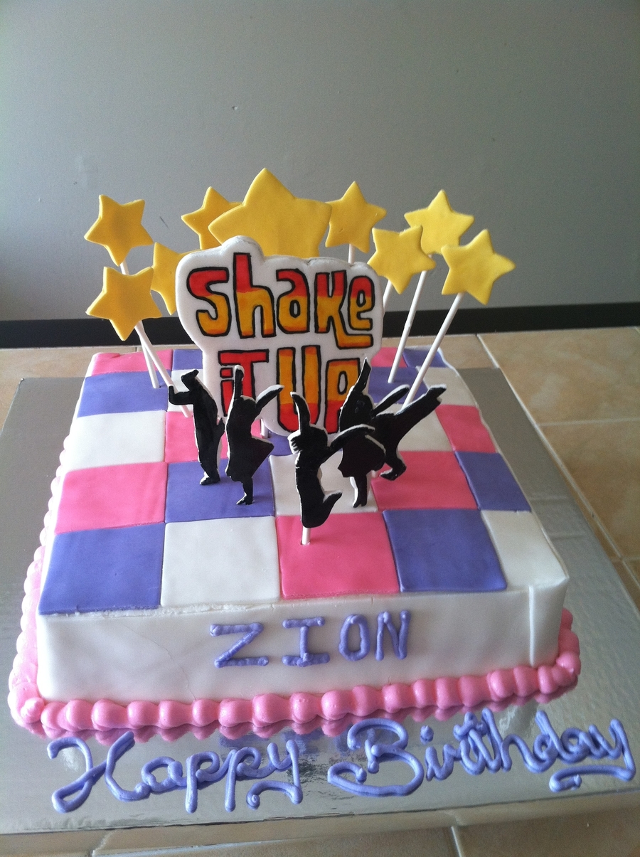Disney's Shake It Up Birthday Cake Disney's Shake It Up Birthday Cake