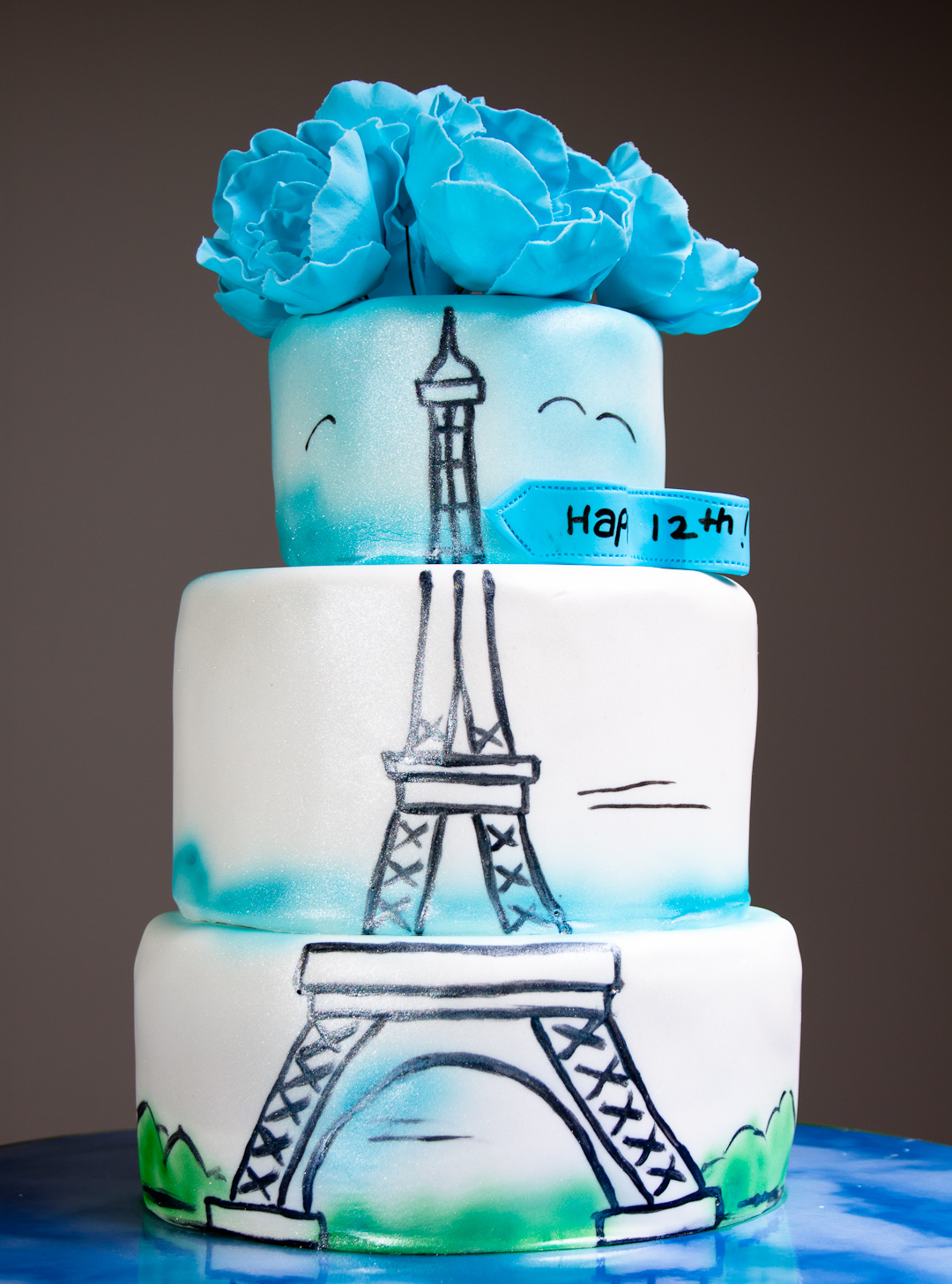 Eiffel Tower Cake Decorations