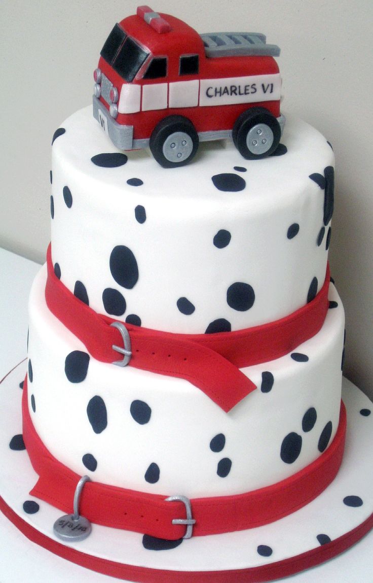 Firefighter Baby Shower Cake