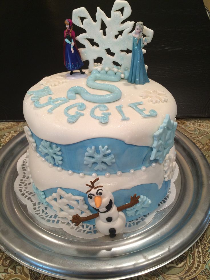 12 Photos of Disney Frozen Fondant Cakes