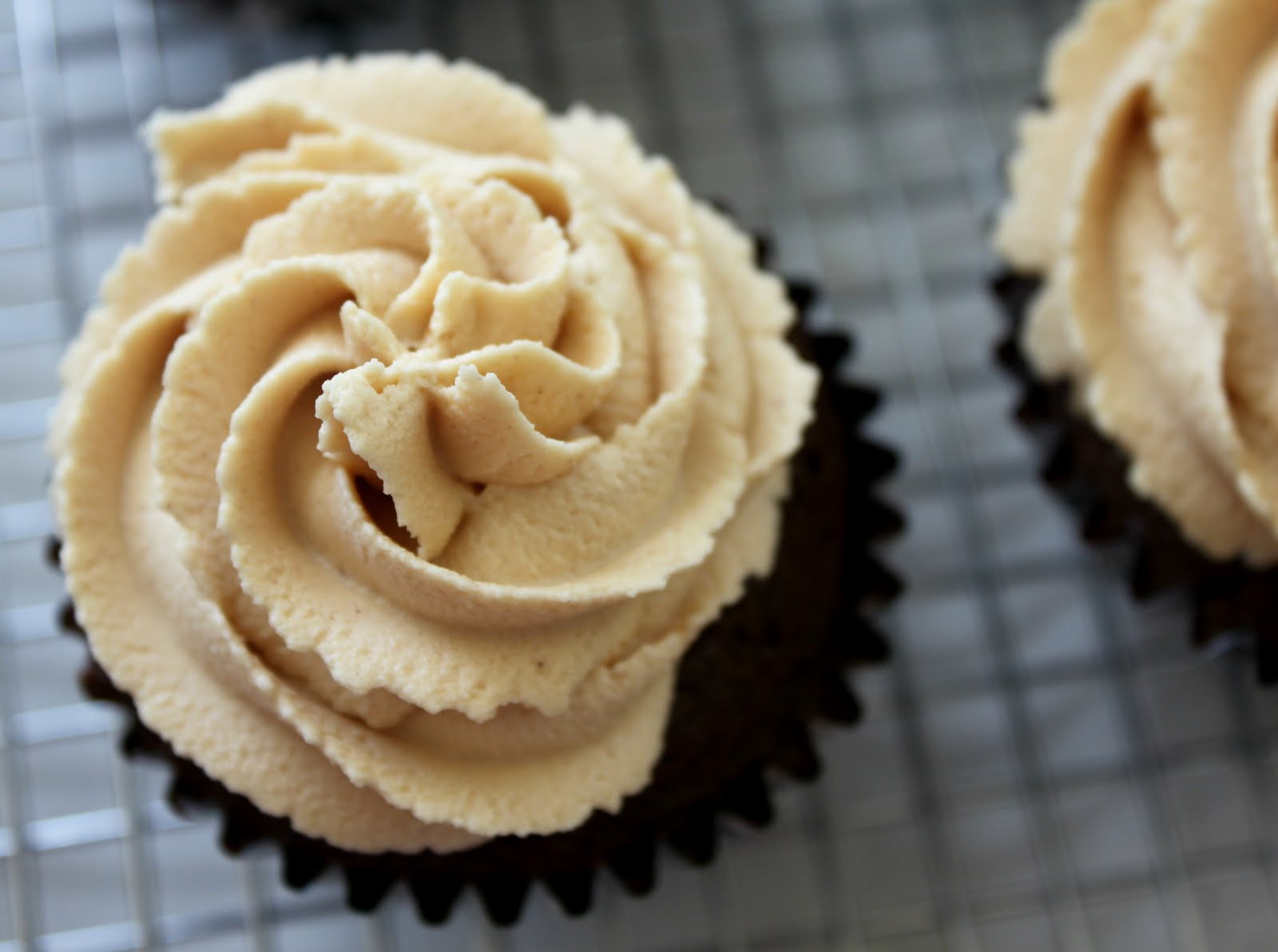 Fudge with Peanut Butter Filled Cupcakes