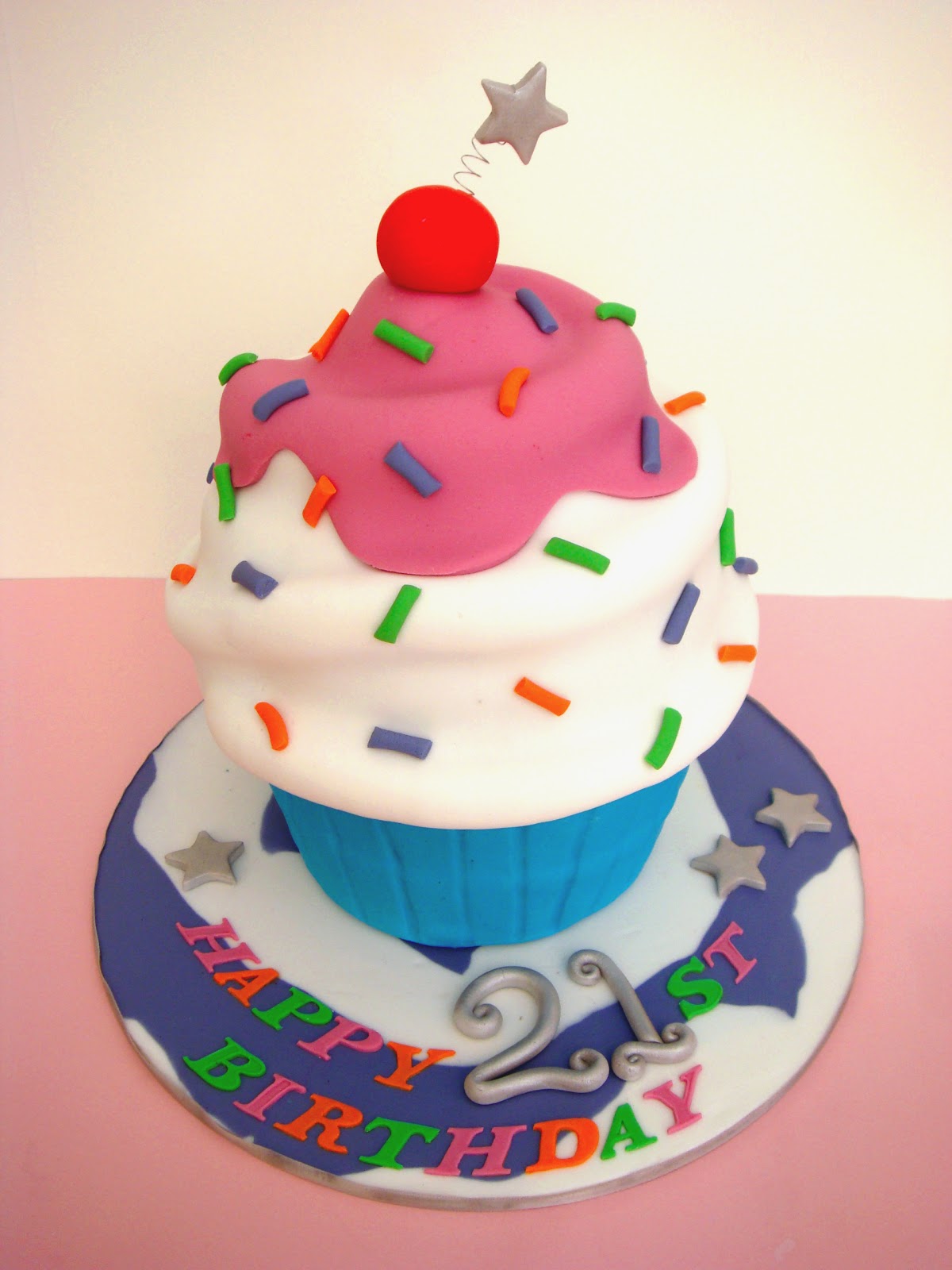 Giant Cupcake Cake