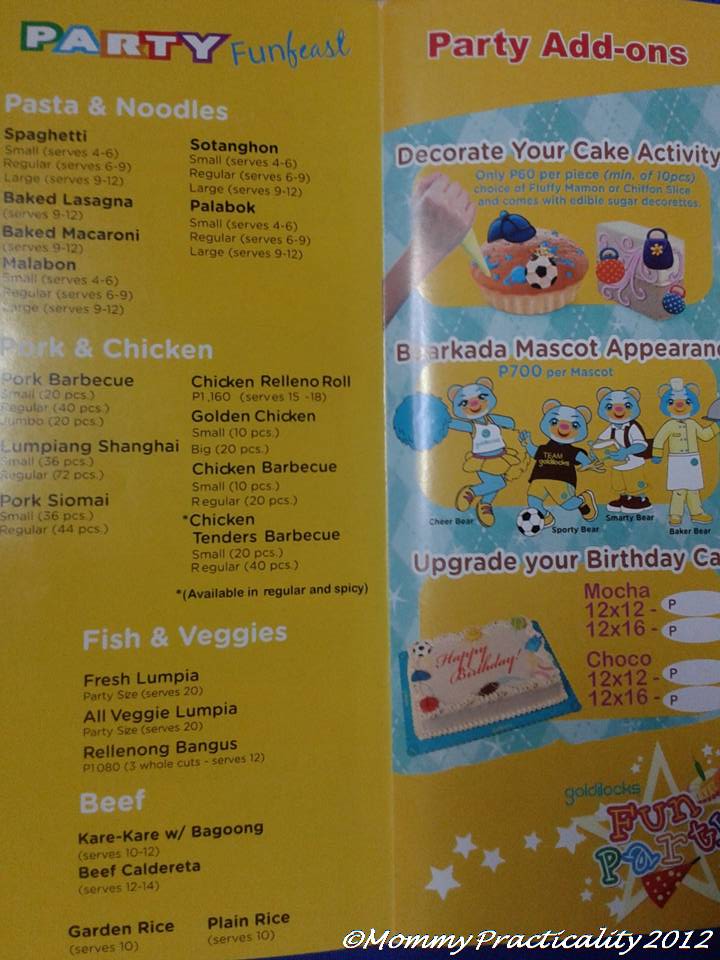 Goldilocks Birthday Cakes Price List Goldilocks Birthday Cakes Price List