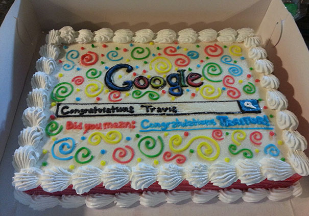 Google Traitor Cake