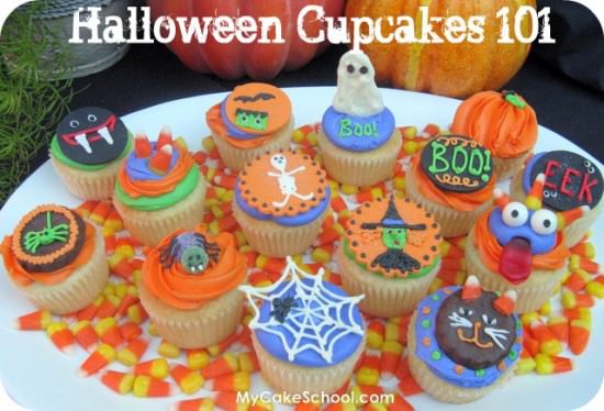Halloween Cupcake Cake Decorating Ideas