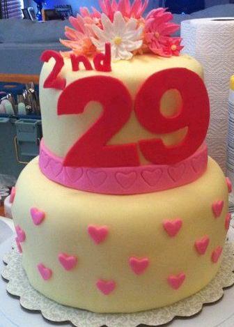 Happy 29th Birthday Cake Happy 29th Birthday Cake