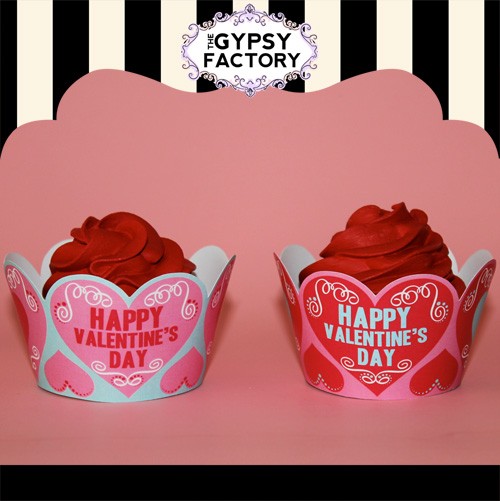 Happy Valentine's Day Cupcake Happy Valentine's Day Cupcake