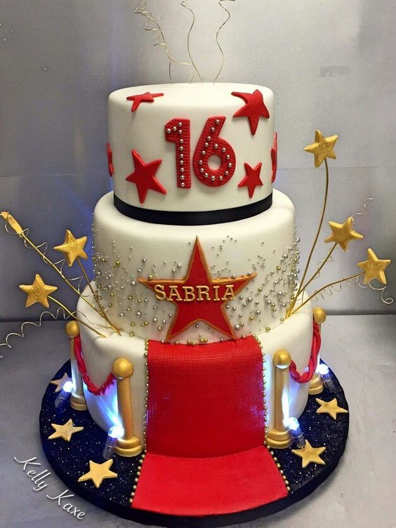 Hollywood Theme Birthday Cake Hollywood Theme Birthday Cake