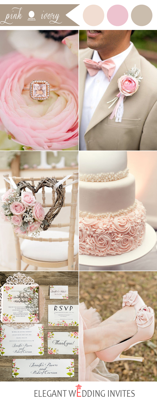 Ivory Wedding Color Combinations