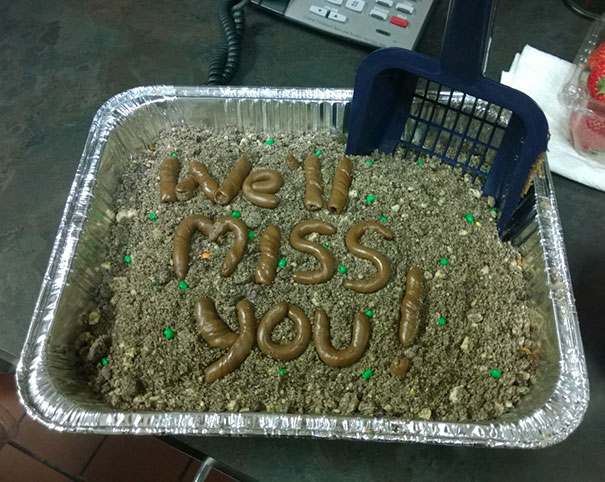 Last Day at Job Goodbye Cake