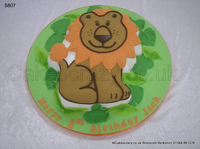 Lion Birthday Cake