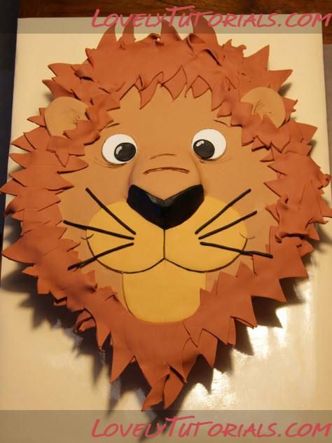 Lion Head Cake