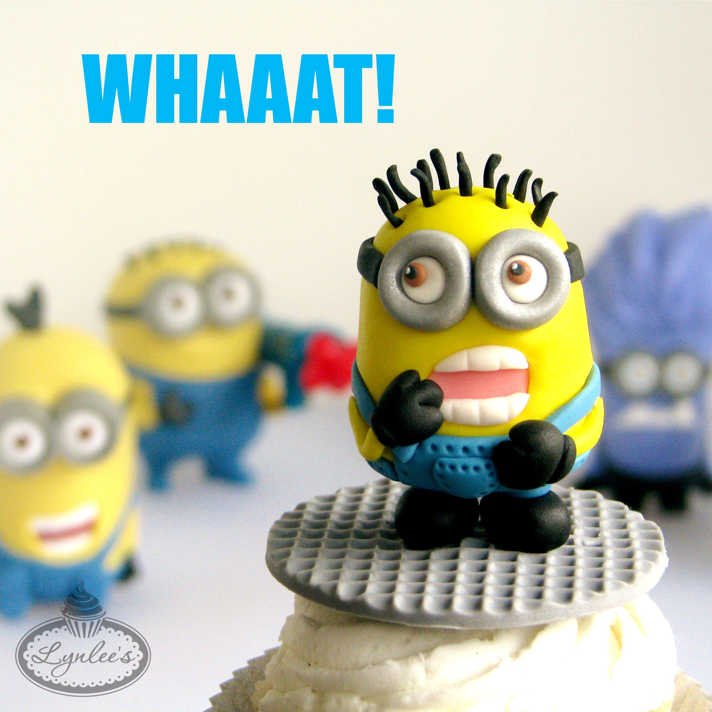 Minion Cupcake Fondant Toppers